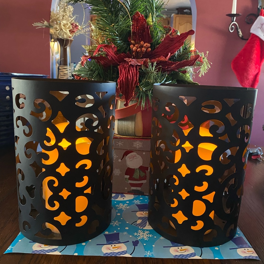 Elegant Black Battery Operated Sconces